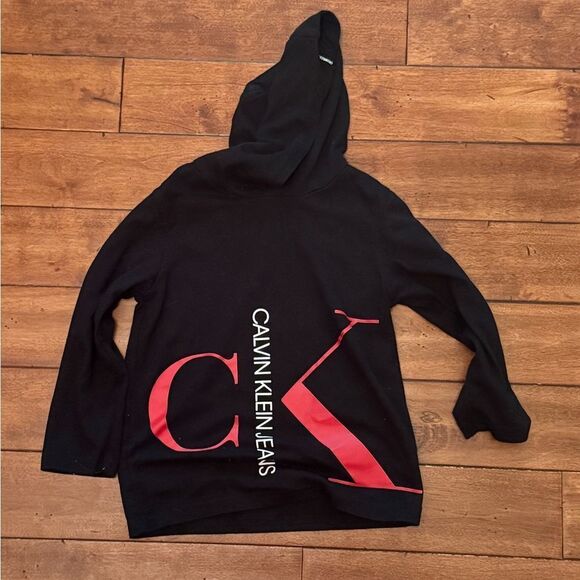 Calvin Klein Jeans Black Hoodie - Picture 1 of 4